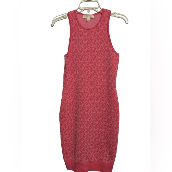 Micheal Kors Pink Bodycon Tank Dress - Picture 4 of 10